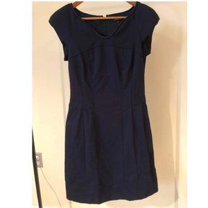 Nanette Lepore Navy Blue A-Line Dress, Size 6